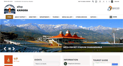 Desktop Screenshot of hpkangra.gov.in