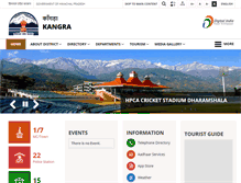 Tablet Screenshot of hpkangra.gov.in